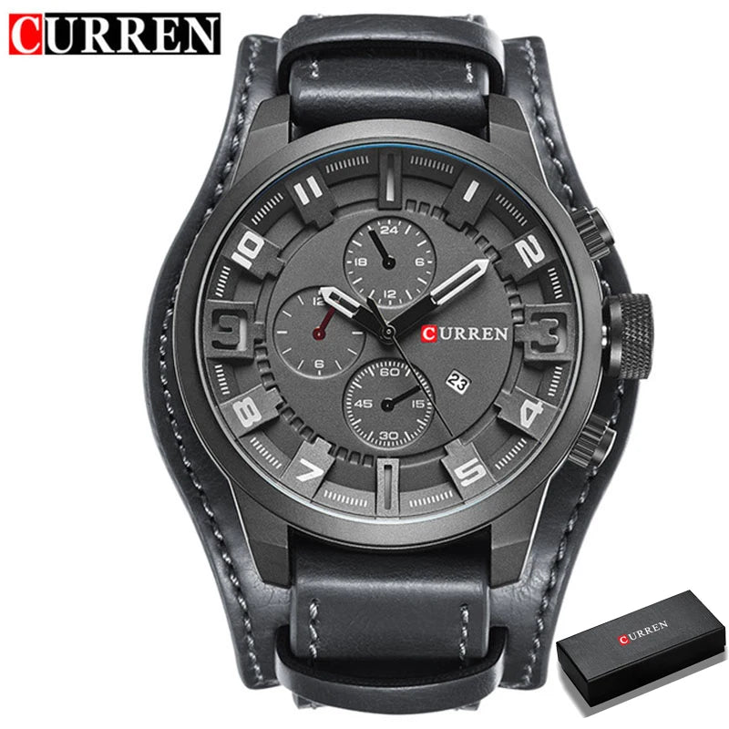 CURREN Men's Watches Top Brand Luxury Fashion&Casual Business Quartz Watch Date Waterproof Wristwatch Hodinky Relogio Masculino