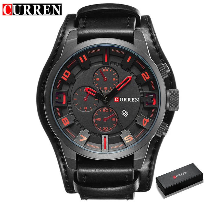 CURREN Men's Watches Top Brand Luxury Fashion&Casual Business Quartz Watch Date Waterproof Wristwatch Hodinky Relogio Masculino