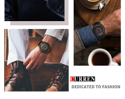 CURREN Men's Watches Top Brand Luxury Fashion&Casual Business Quartz Watch Date Waterproof Wristwatch Hodinky Relogio Masculino