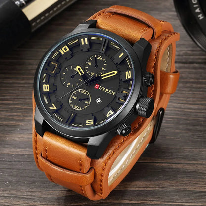 CURREN Men's Watches Top Brand Luxury Fashion&Casual Business Quartz Watch Date Waterproof Wristwatch Hodinky Relogio Masculino