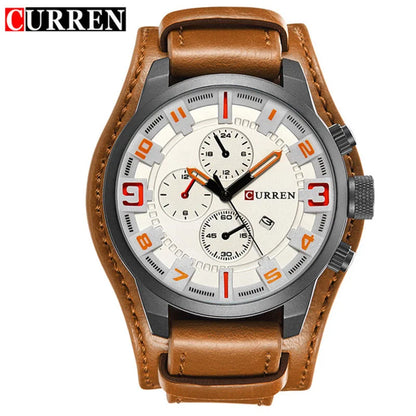 CURREN Men's Watches Top Brand Luxury Fashion&Casual Business Quartz Watch Date Waterproof Wristwatch Hodinky Relogio Masculino