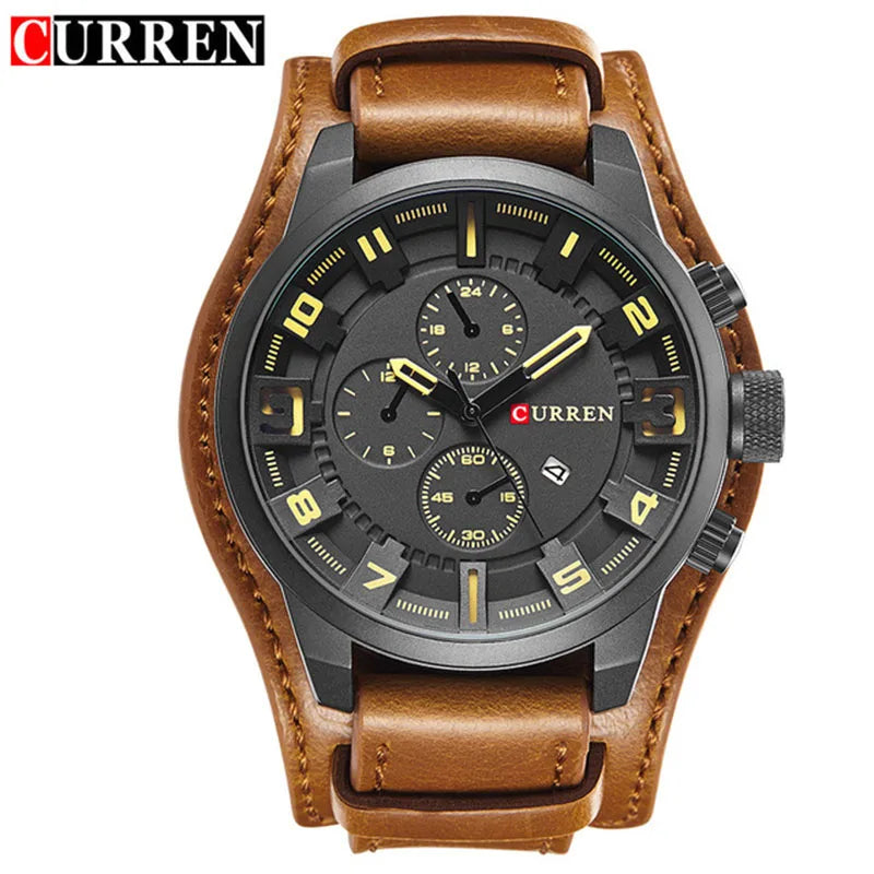 CURREN Men's Watches Top Brand Luxury Fashion&Casual Business Quartz Watch Date Waterproof Wristwatch Hodinky Relogio Masculino