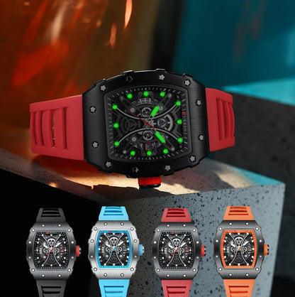 CURREN Youth Quartz Watch | Waterproof | Luminous | Silicone Strap