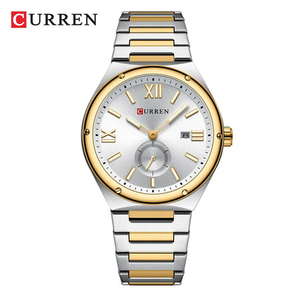 CURREN Original Watches Casual Sport Quartz Stainless Steel Wristwatches for Men Classic Clock Waterproof 8471