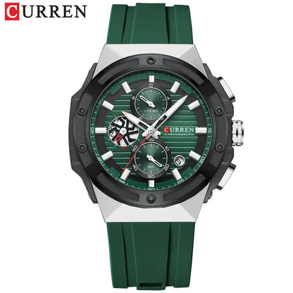 CURREN Men's Sport Chronograph | Waterproof Quartz Watch