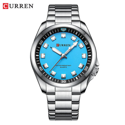 CURREN Fashion Brand NEW Watches for Men Classic Simple Business Quartz Stainless Steel Band Luminous Hands Wristwatch