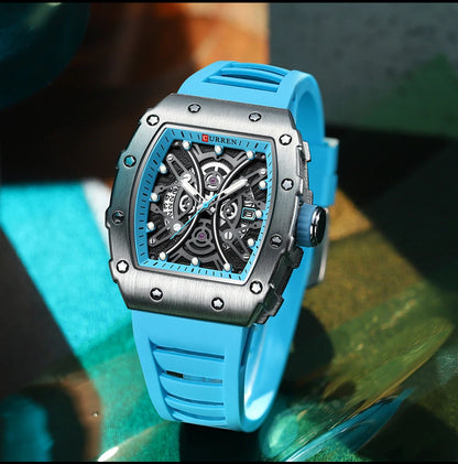 CURREN Youth Quartz Watch | Waterproof | Luminous | Silicone Strap