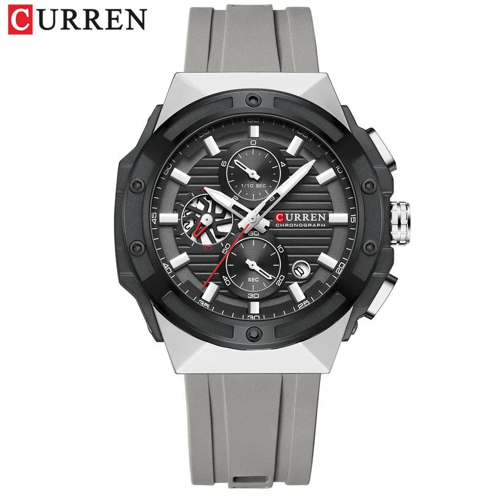 CURREN Men's Sport Chronograph | Waterproof Quartz Watch