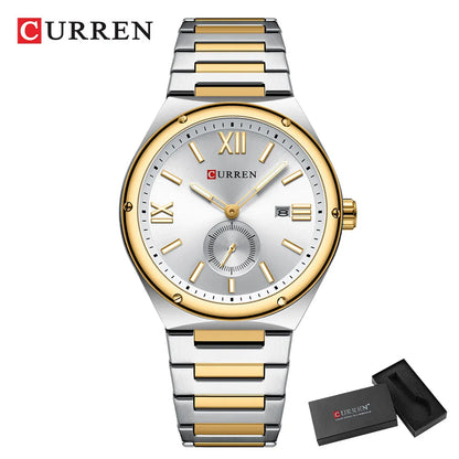 CURREN Original Watches Casual Sport Quartz Stainless Steel Wristwatches for Men Classic Clock Waterproof 8471