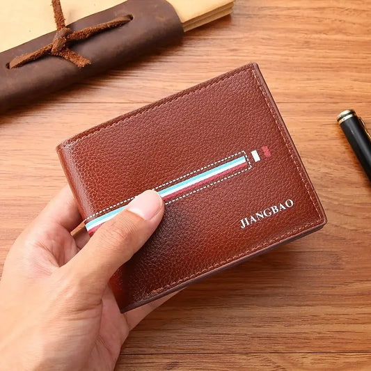 New Men'S Short Wallet