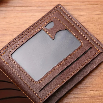 New Men'S Short Wallet